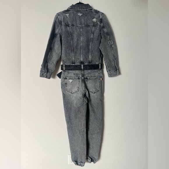 NWT Retrofete Renee Denim Jumpsuit in Slate Grey - Picture 9 of 15
